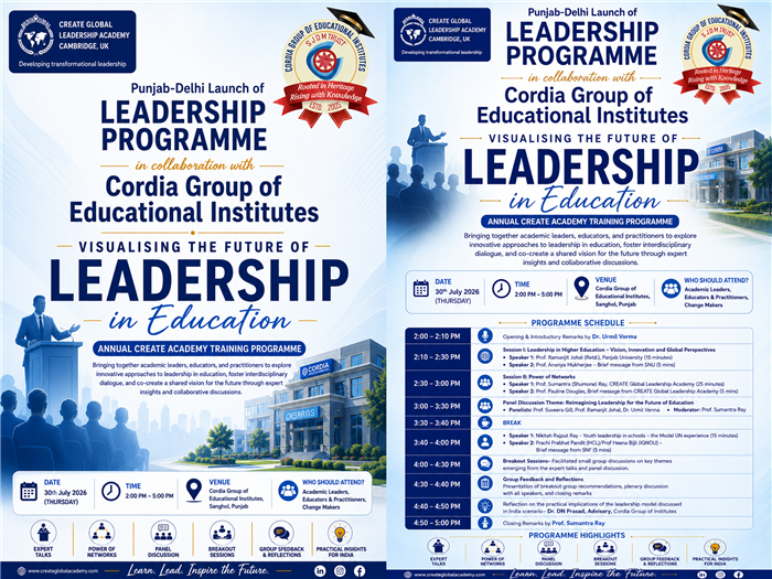 Punjab–Delhi Launch of the Leadership Programme in Education