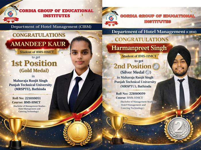 Proud Moment for Hotel Management Department (CIBM)